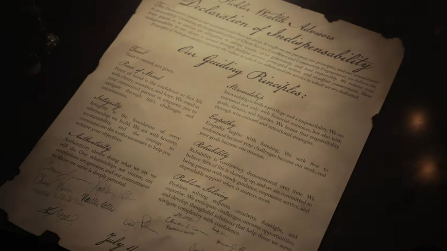 Declaration of Indispensability